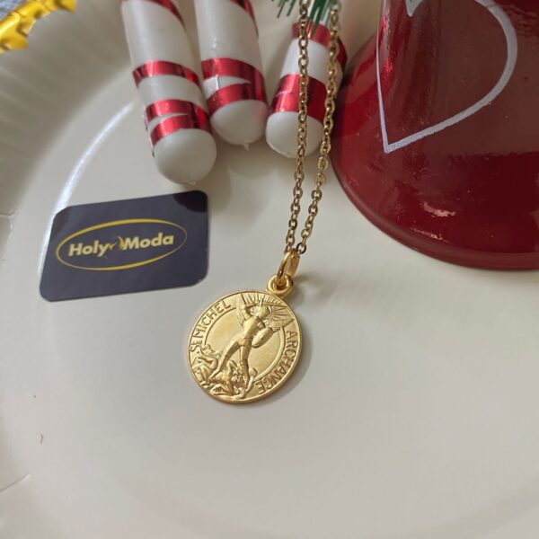 MEDAILLE ST MICHEL ARCHANGE 18mm(Or Jaune)