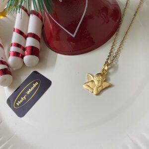 MEDAILLE ANGE DECOUPE (or jaune)