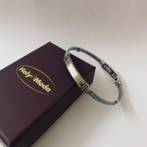 BRACELET HOMME 200 BLEU CIEL