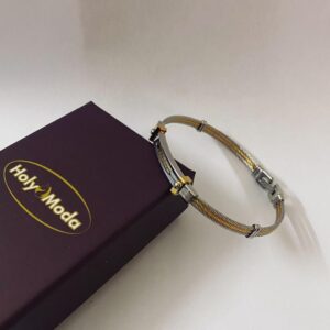 BRACELET HOMME 201  OR/ARGENT