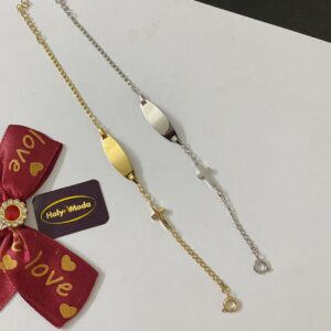 BRACELET A GRAVER CROIX