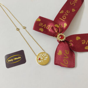 Chaine arbre de vie avec cœur