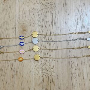 BRACELER A GRAVER MIRACULEUSE COLOREE