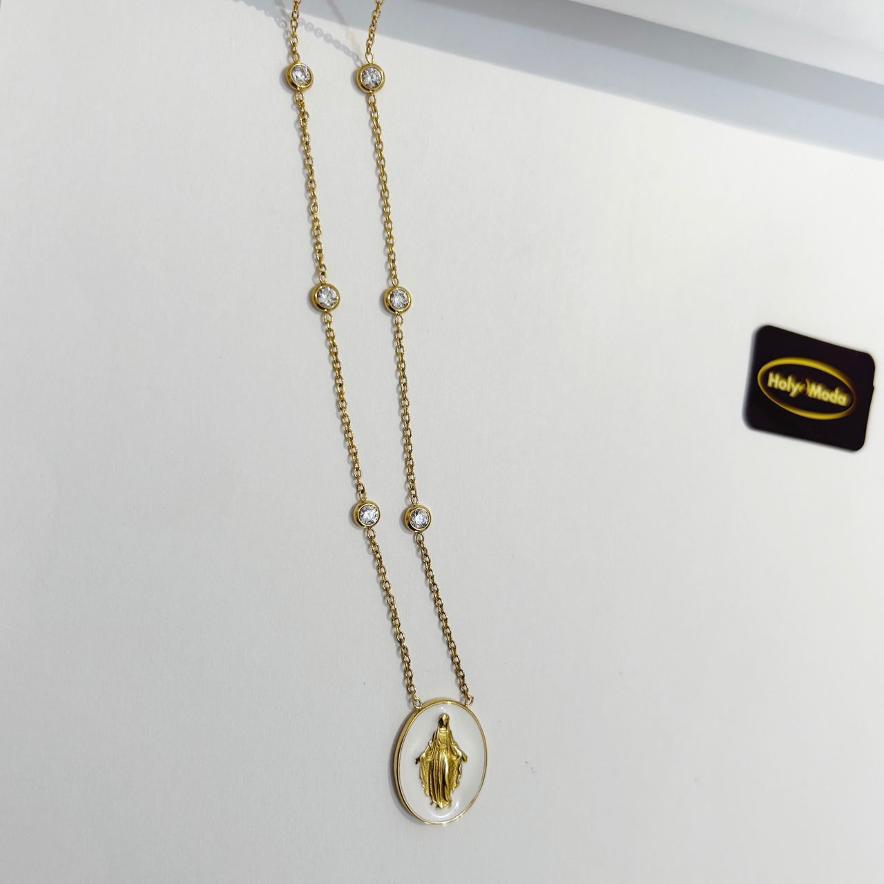 CHAINE MEDAILLE MIRACULEUSE COLOREE – Image 5