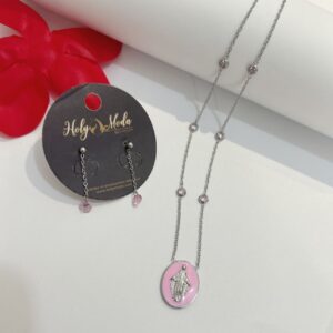 ENSEMBLE STANDARD ROSE PLAQUE ARGENT