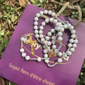 CHAPELET SHAMBALA BLANC
