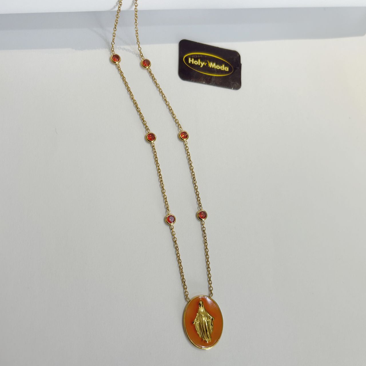 CHAINE MEDAILLE MIRACULEUSE COLOREE – Image 3