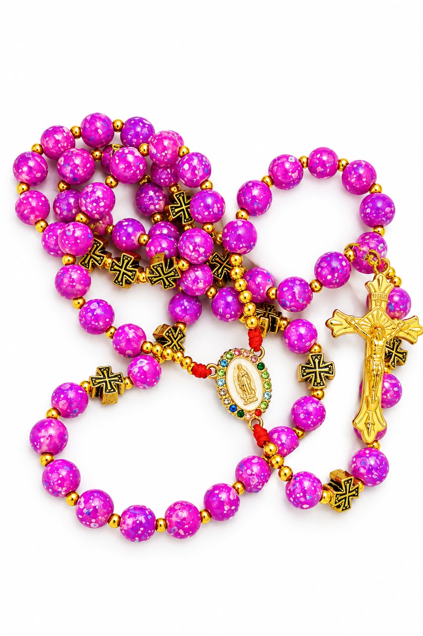 Chapelet Rose Fuchsia NDG