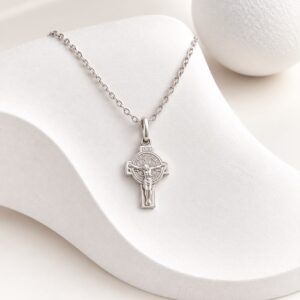 MEDAILLE CROIX ST BENOIT ARG BLANC 925