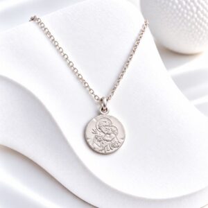 MEDAILLE ST JOSEPH ARG BLANC 925
