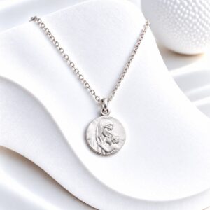 MEDAILLE VIEGE A L'ENFANT ARG BLANC 925