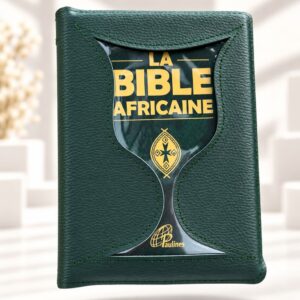 LA BIBLE AFRICAINE VERTE AVEC PROTEGE