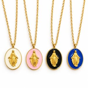 MEDAILLE MIRACULEUSE COLOREE